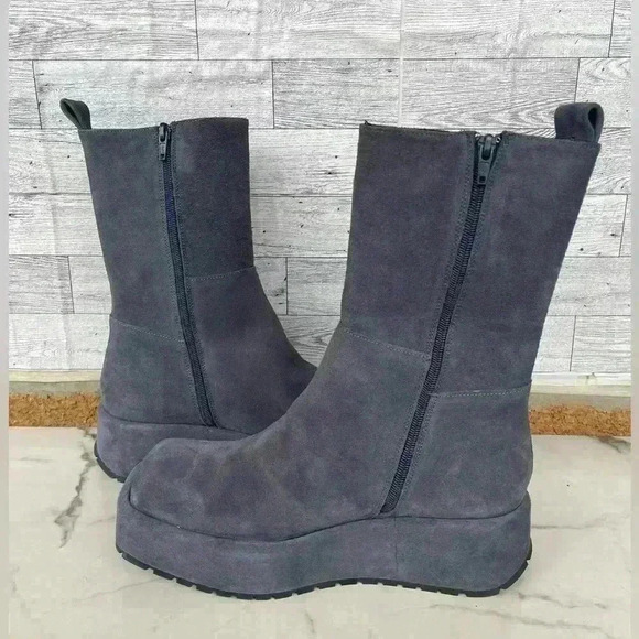 Equitare Nilton pewter suede boot size 38/8 - Picture 5 of 13